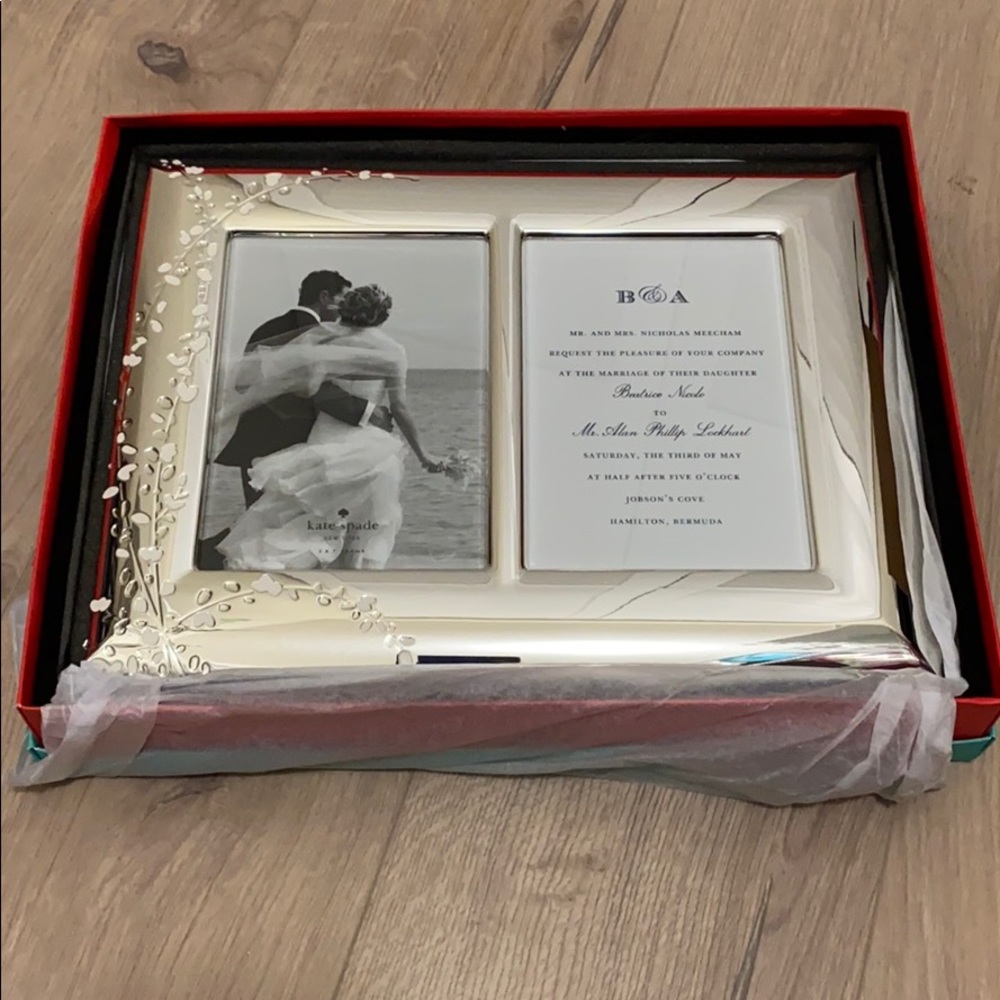 Kate Spade LENOX Silver Picture Frame